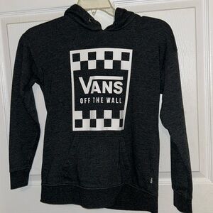 Dark grey vans hoodie